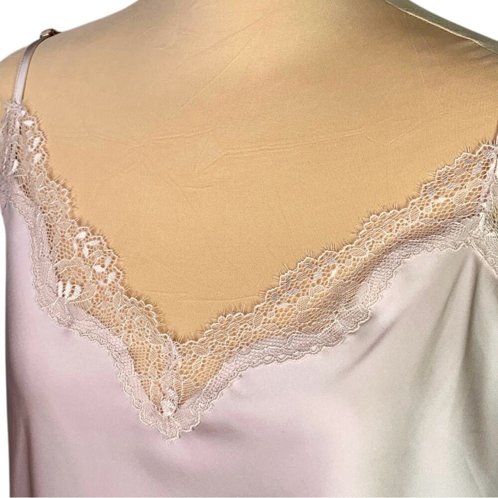 Inc International Concepts Silky Satin Camisole Top Size L Pale Rose Pink NEW - Picture 3 of 10